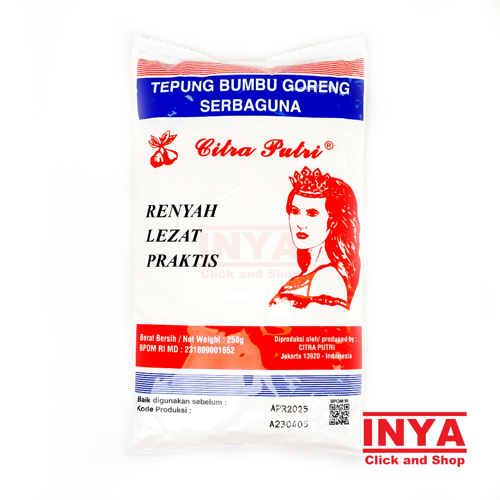 

Tepung Bumbu Goreng Serbaguna Cap Citra Putri 250gr - Seasoned Flour