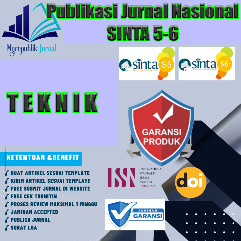 Paket Reguler Publikasi Jurnal Nasional Akreditasi Sinta Jurusan Teknik