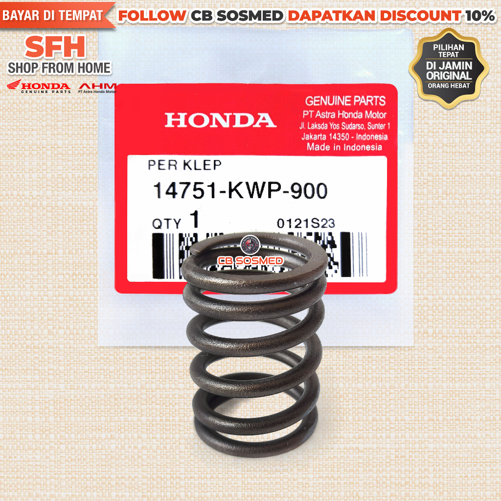 Per Klep BeAT FI K25 2012 - 2014 Pir Klep BeAT FI CBS K25 Valve Spring BeAT K25 BeAT POP Sporty Orig