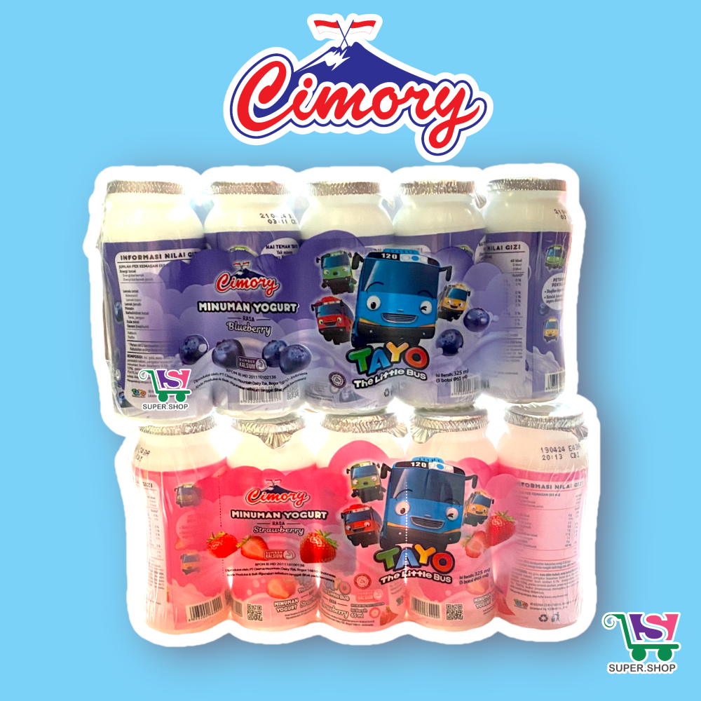 Cimory Minuman Yogurt / Yoghurt Anak Tayo (isi 5 botol)