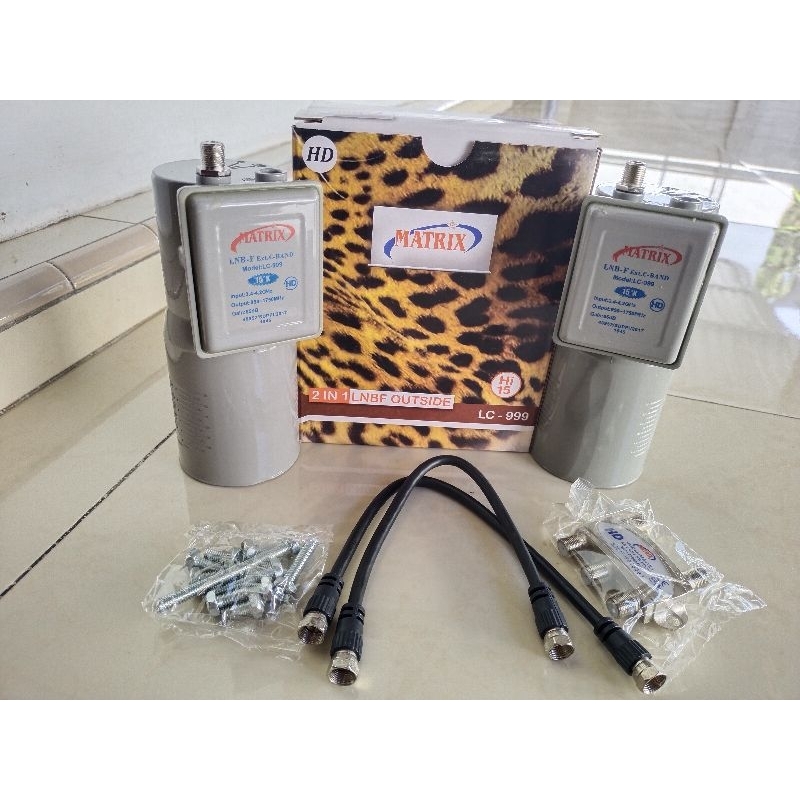Matrix LNB C Band 2 Satelit 1 Receiver