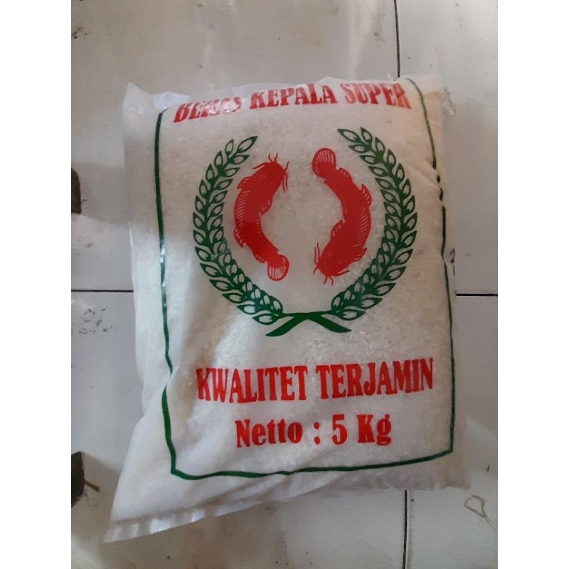 

murah beras asli delanggu cap lele merah kemasan 5kg