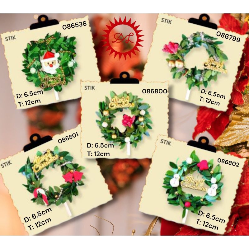 

Clay Topper Ring Natal / Christmas