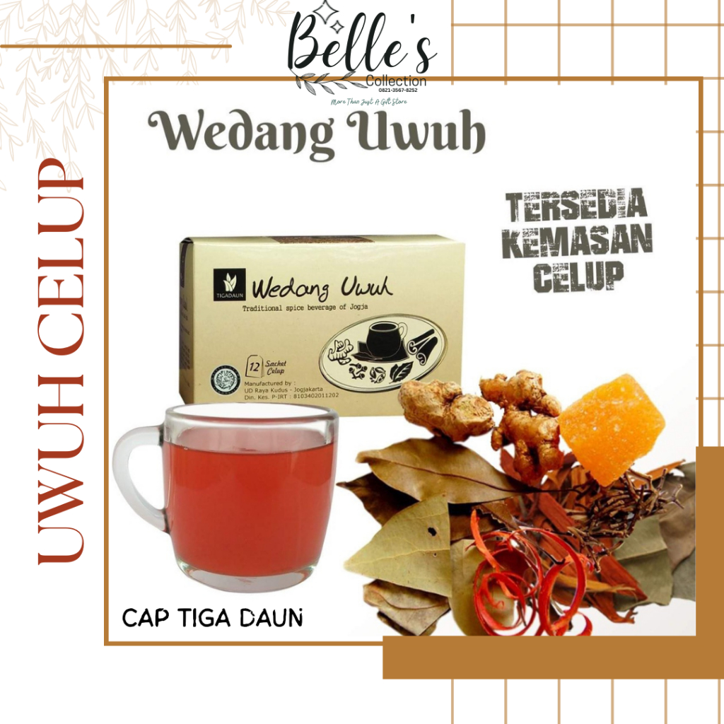 

WEDANG UWUH CELUP ISI 12 PCS / UD RAYA KUDUS