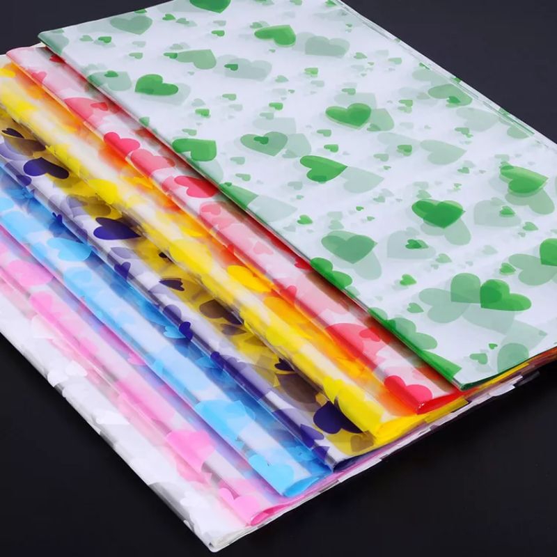 

PLASTIK OPP LEMBARAN MOTIF 70X60 / PLASTIK BINGKISAN / PLASTIK BUNGKUS KADO / HADIAH