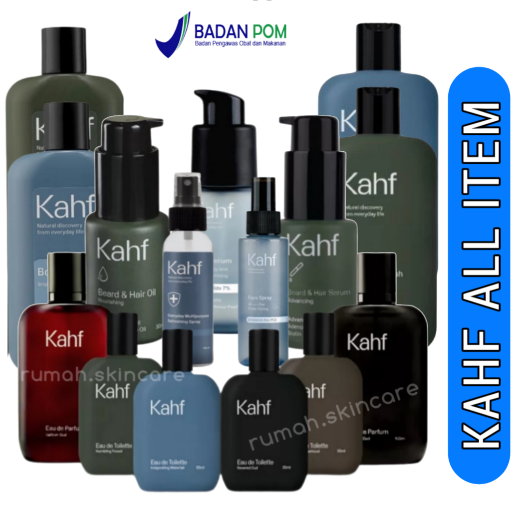 KAHF Man Facial Wash 100 ml / Sabun Cuci Muka Pria - Laki Laki / KAHF Men Face Wash Pembersih Wajah