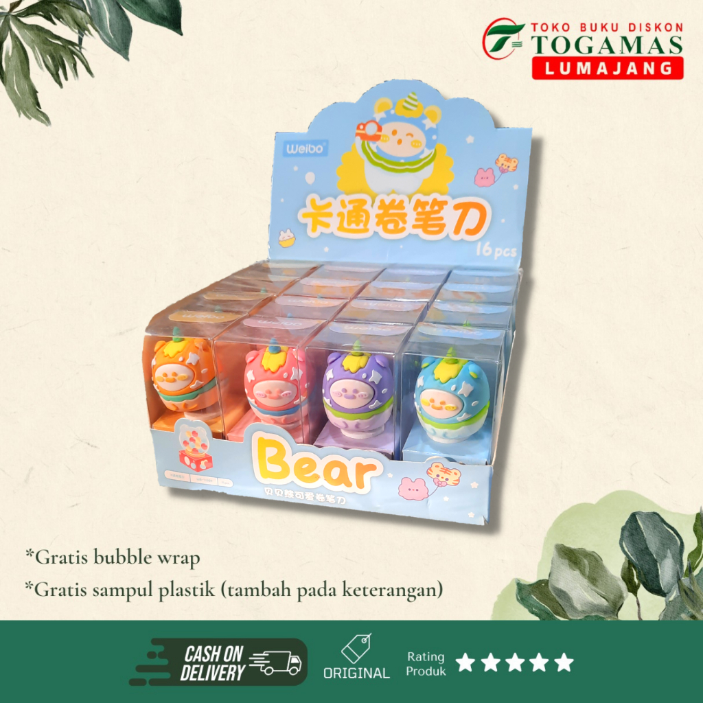 

READY STOCK!!! Rautan Weibo WB-71009 Bear Fancy