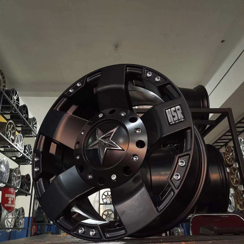 velg racing mobil tampil offroad HSR RASTA R16 buat rubicon innova rush terios ertoga grandmax dll