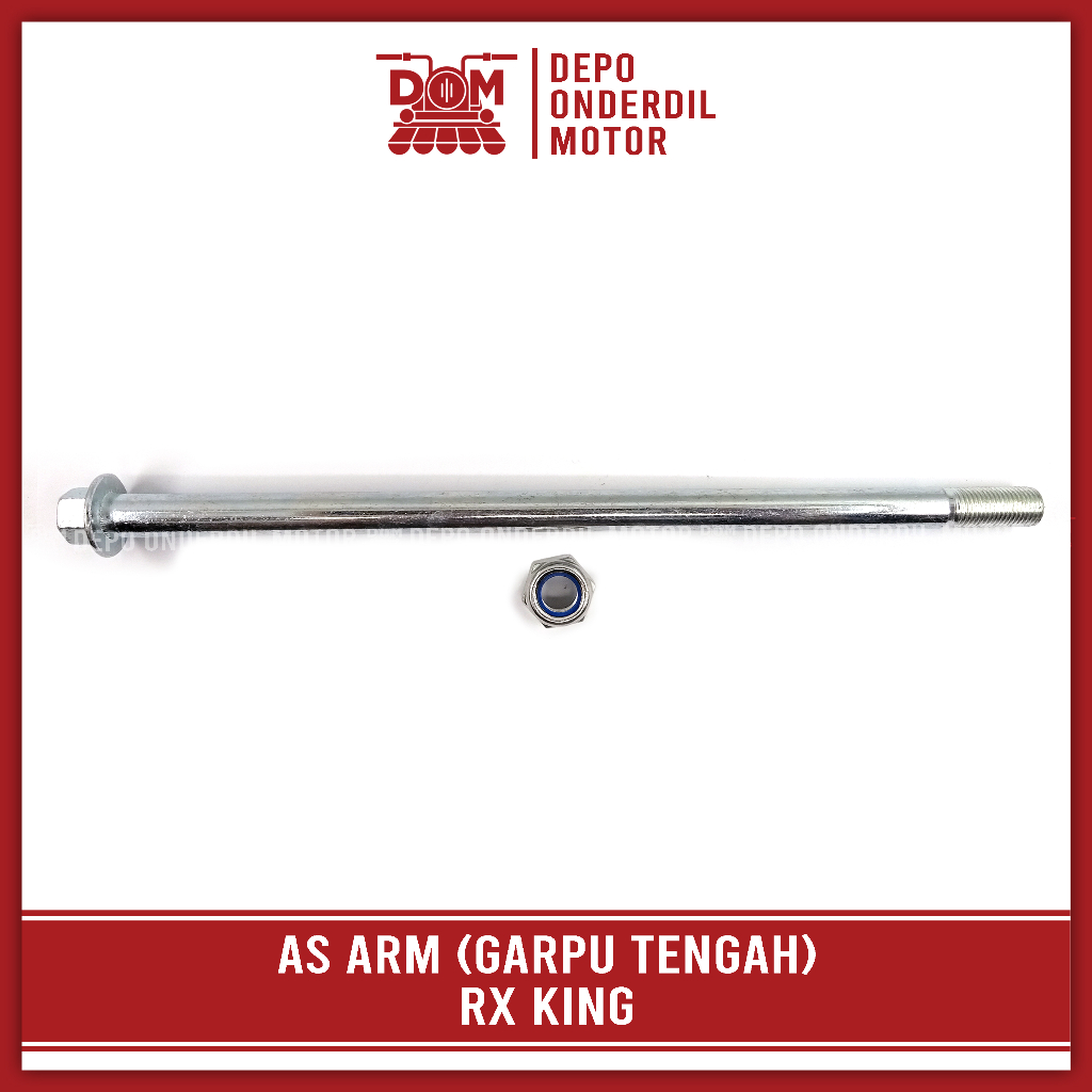 As Arm RX King (TOKAIDO) Baut As Tengah Swing Arem Fork Forek Garpu Yamaha RXK RXS RX King Spesial