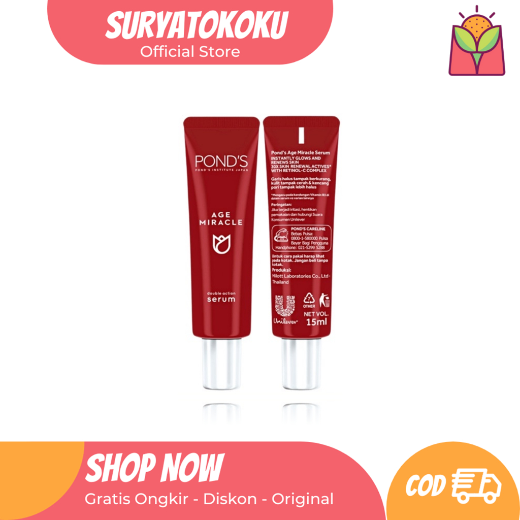Ponds Age Miracle Double Action Serum Anti Aging 15ml
