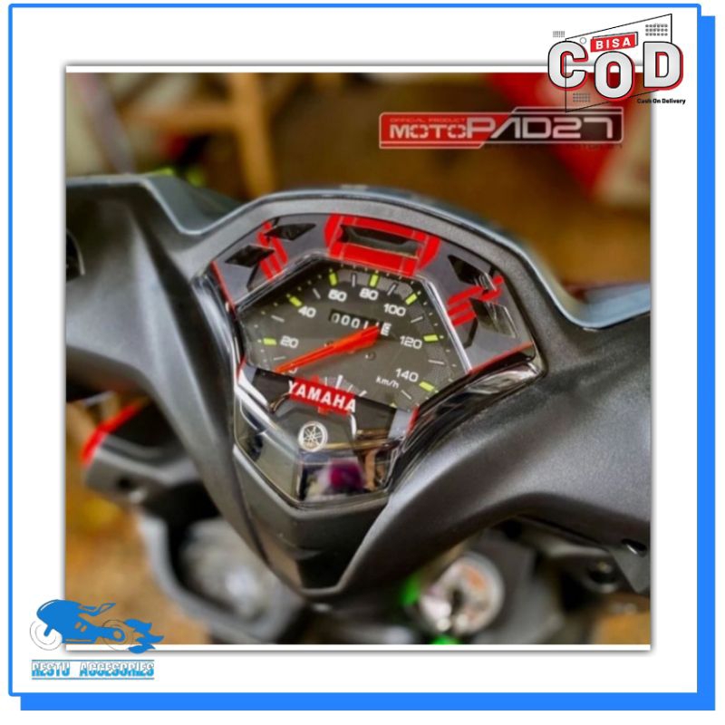 Stiker Antigores Spidometer Mio Gear 125 Sticker timbul Speedometer Mio Gear 125