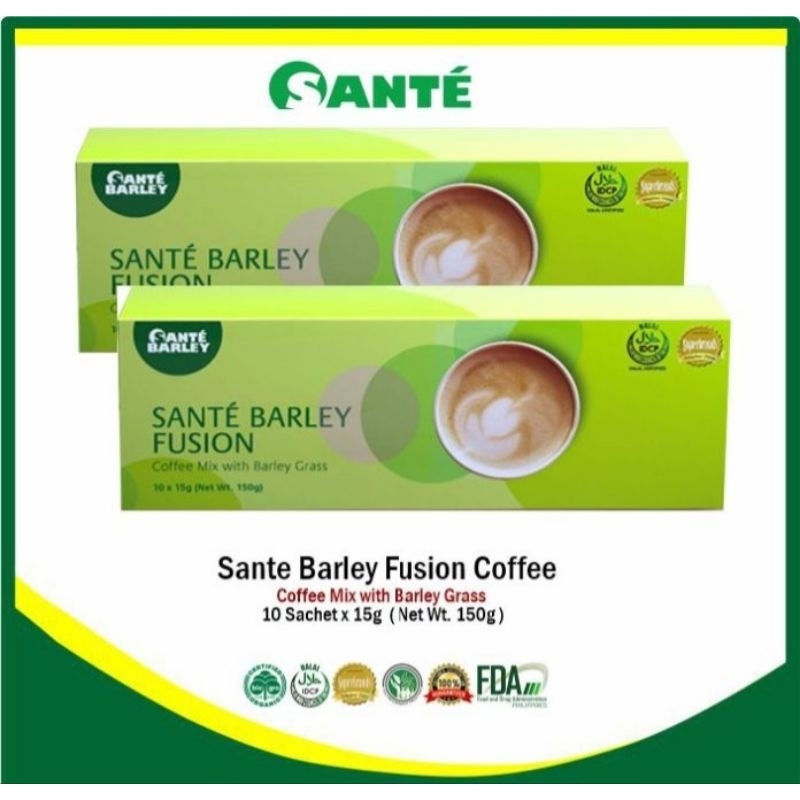 

Santè Barley Fusion Coffee Mix Barley Grass