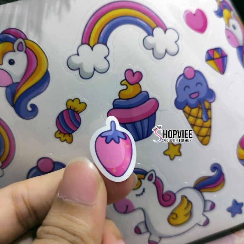 

Sticker Aesthetic Kuda Poni Anti Air Random Dekorasi