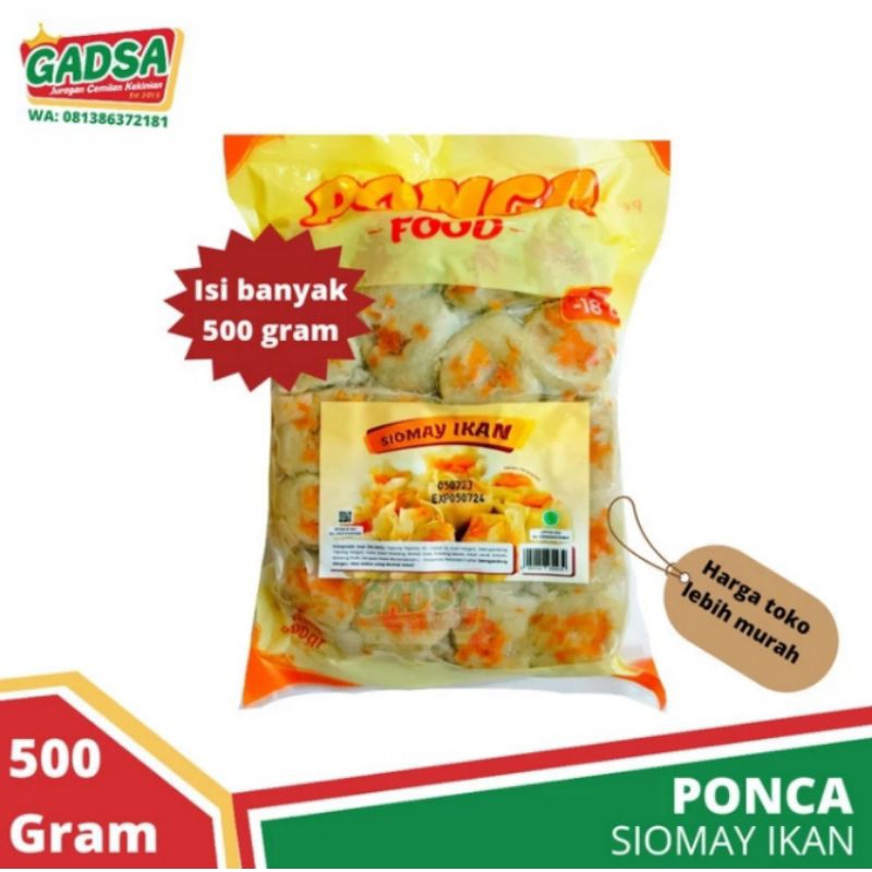 

Siomay Ikan Ponca 500 Gram Siomay Pondok Cabe