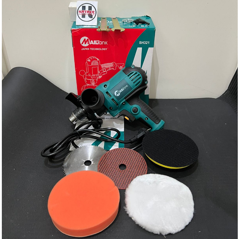 MAILTANK SH321 ELECTRIC POLISHER 4FUNSI MULTIFUNGSI POLES POTONG BOR