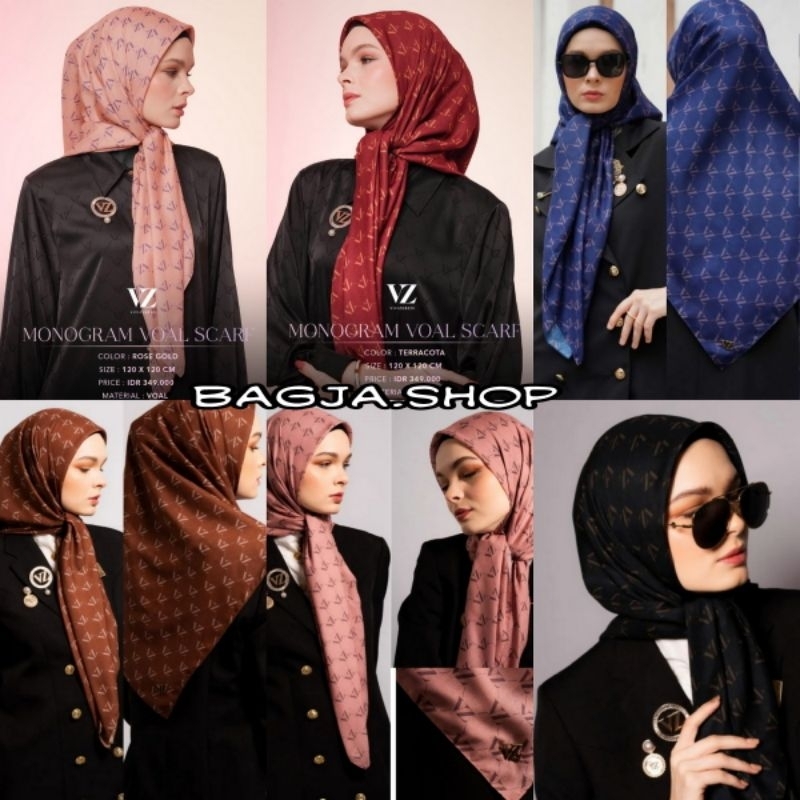 SALE VZ New Monogram Scarf Vivi Zubedi