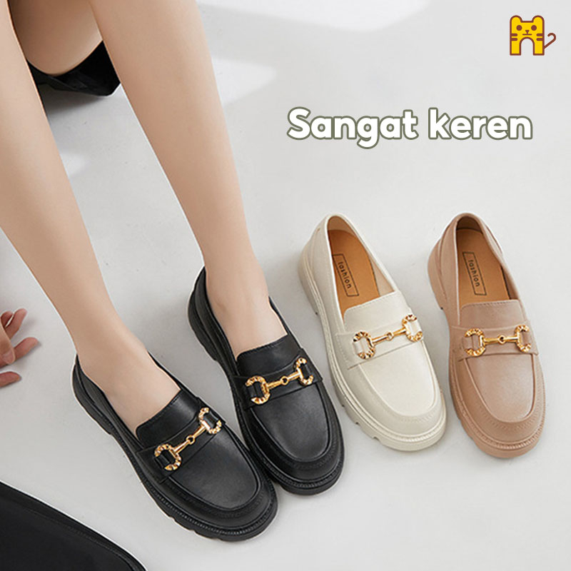 Taylor sepatu docmart wanita /sepatu loafers / sepatu cewek / pantofel cewek / sepatu pantofel karet