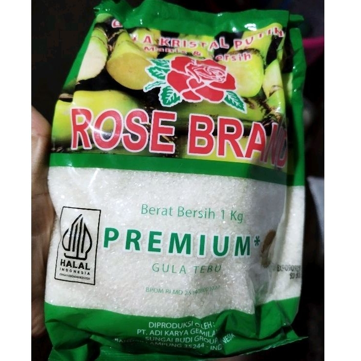 

Gula pasir rose brand premium 1kg