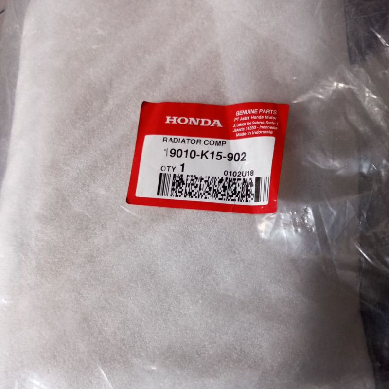 radiator cb150r old, original AHM.