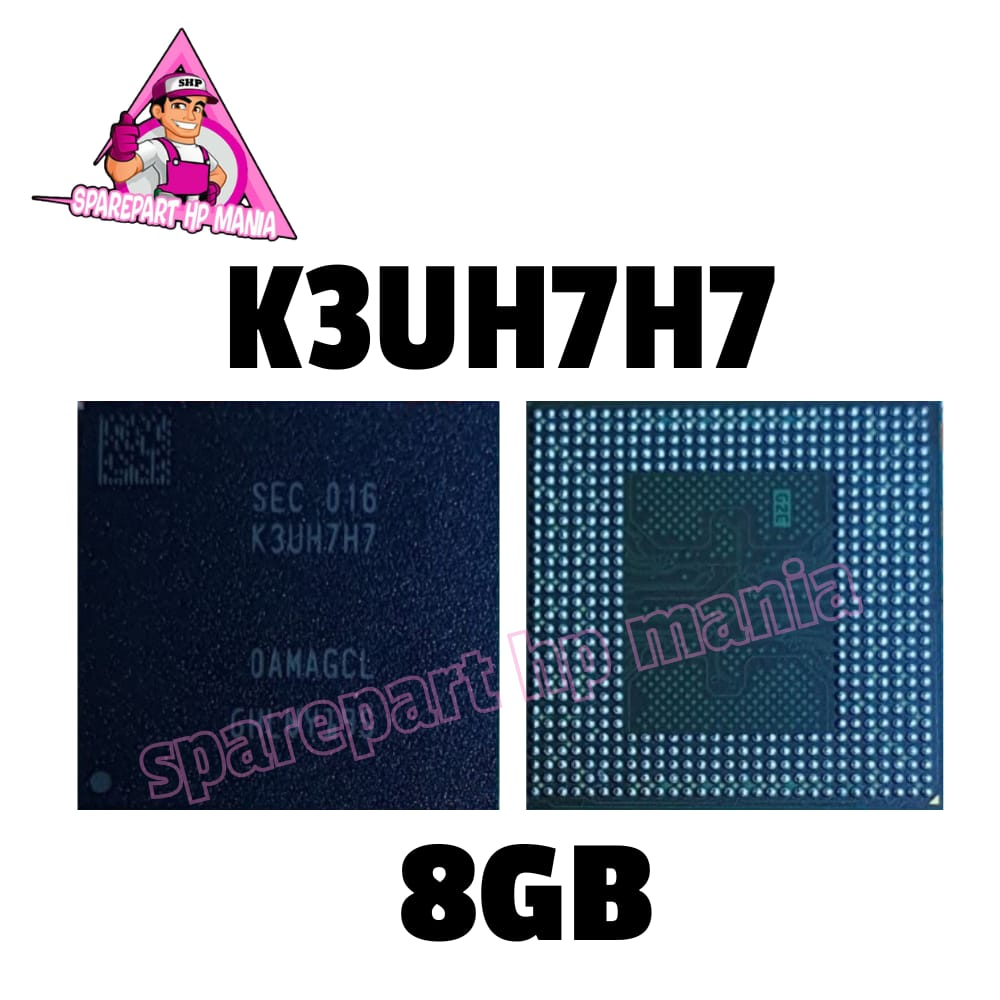 IC RAM 8GB K3UH7H7 POCO X3 PRO ASUS ROG 2 ORIGINAL  8 GB