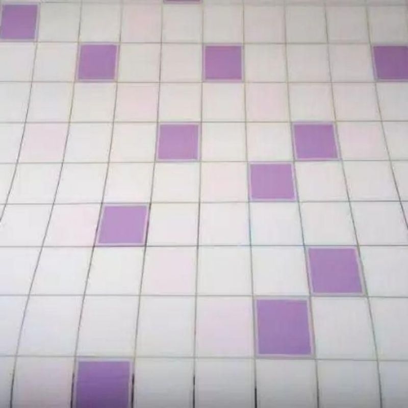 Stiker Dapur Anti Panas, Minyak dan Air Kotak Ungu || stiker dapur