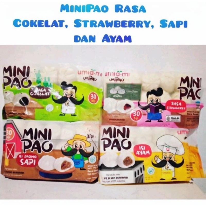 

Camilan Frozen Mini Pao Umiami Aneka Rasa ( Coklat, Strawberry, Ayam, Sapi dan Kacang Hijau)