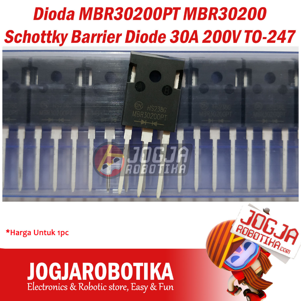 Dioda MBR30200PT MBR30200 Schottky Barrier Diode 30A 200V TO-247