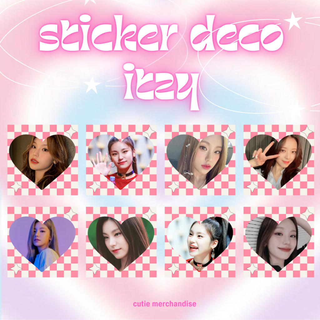 

[35 PCS] STICKER KPOP ITZY STICKER DECO ALA SELKOR