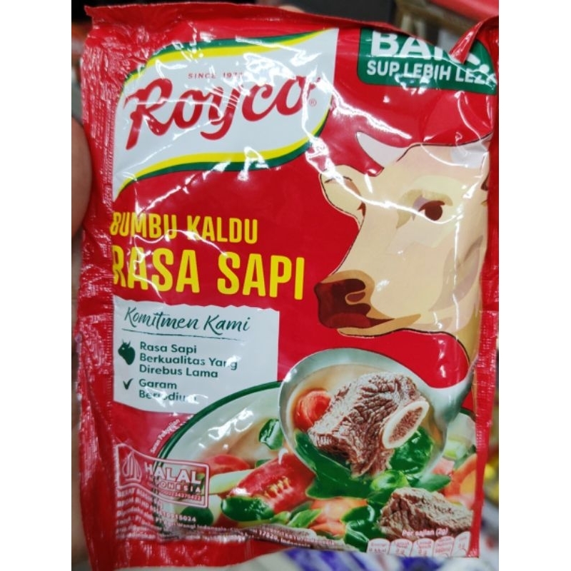 

230gr!! bumbu kaldu royco ayam/bumbu kaldu royco sapi/bumbu penyedap masakan royco