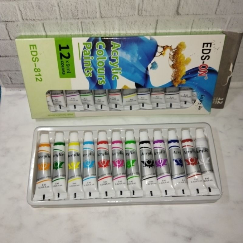 

Cat Acryilic EDS-812 12 warna