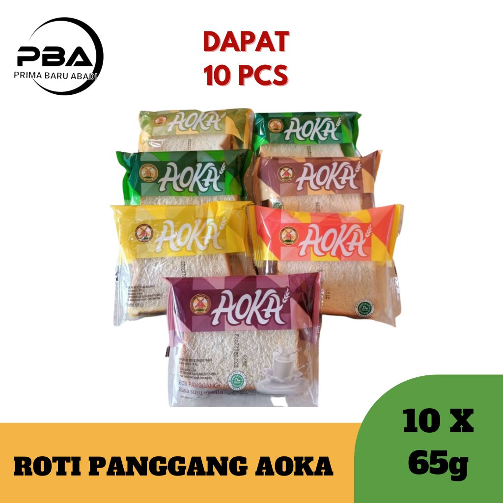 

Aoka Roti Pangang 10 Pcs @ 65 gr