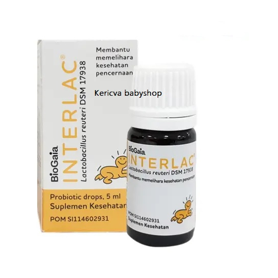 Interlac Oil Drop/Suplemen vitamin Bayi