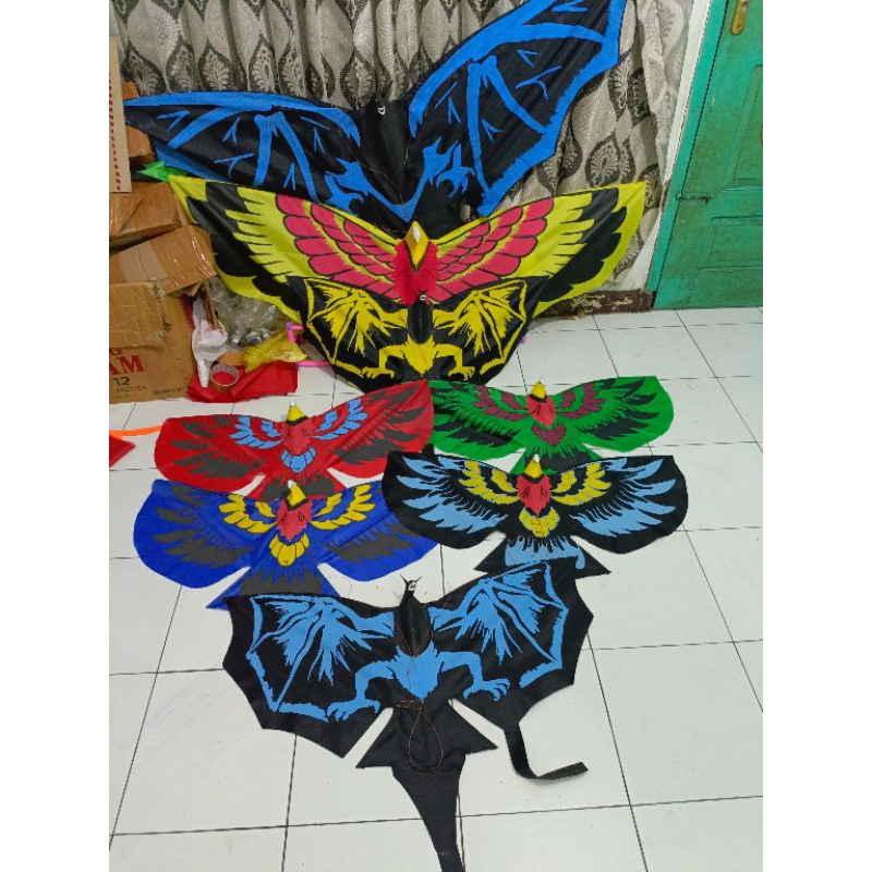 Layangan burung parasit gratis benang. COD