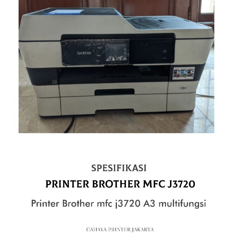 Printer Brother A3 Mfc J3720 multifungsi