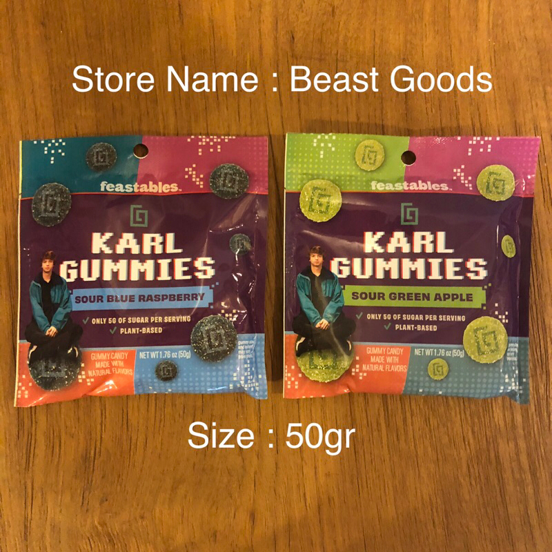

MrBeast Feastables Karl Gummies - Mr Beast