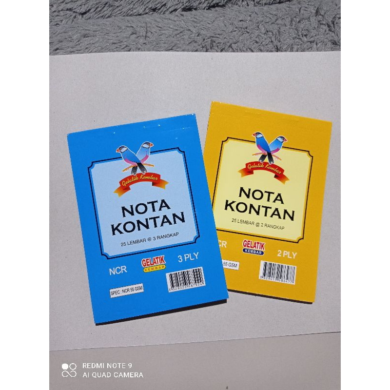 

Nota Kontan 3 Ply 2 ply Ncr