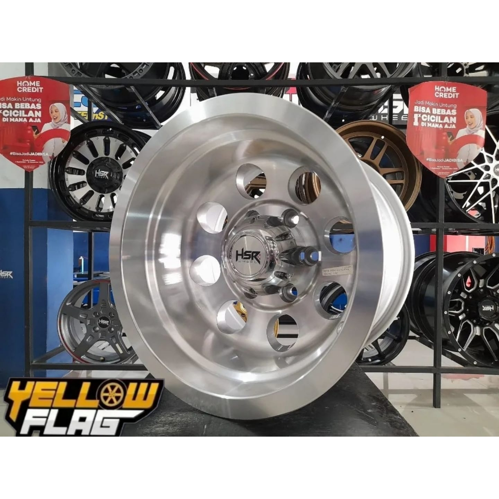 Velg Mobil Offroad Ring 15 HSR DUFFY Lebar 10 Untuk Mobil Strada Triton Pajero