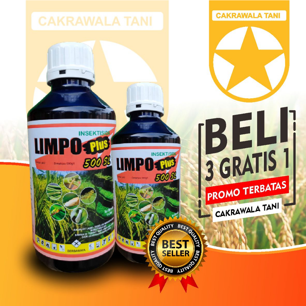 LIMPO PLUS 500SL INSEKTISIDA BAHAN AKTIF DIMEHIPO