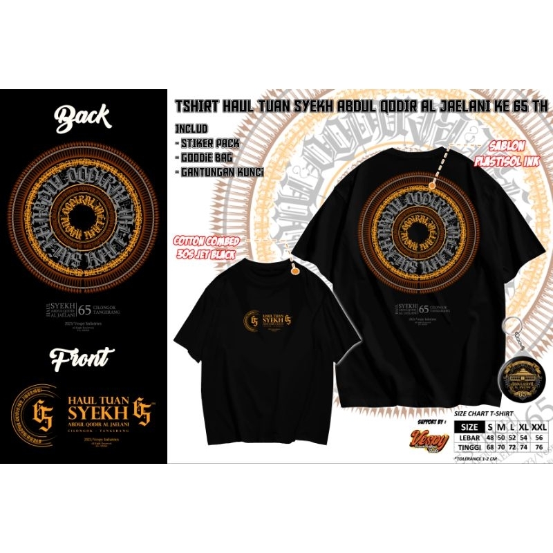 MOTIF TERBARU KAOS HAUL TUAN SYEKH KE 65 CILONGOK