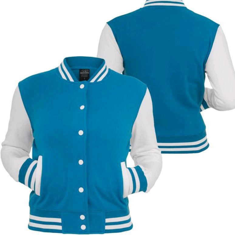 VARSITY BIRU PUTIH BIG SIZE M L XL XXL XXXL XXXXL JUMBO 2XL 3XL 4XL 5XL 6XL JACKET VARSITY POLOS BIR
