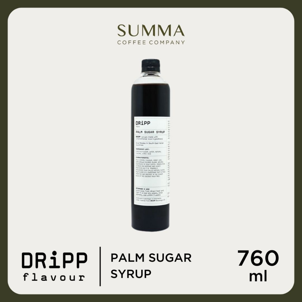 

DRiPP Palm Sugar Syrup - Sirup Rasa Gula Aren 760 ml