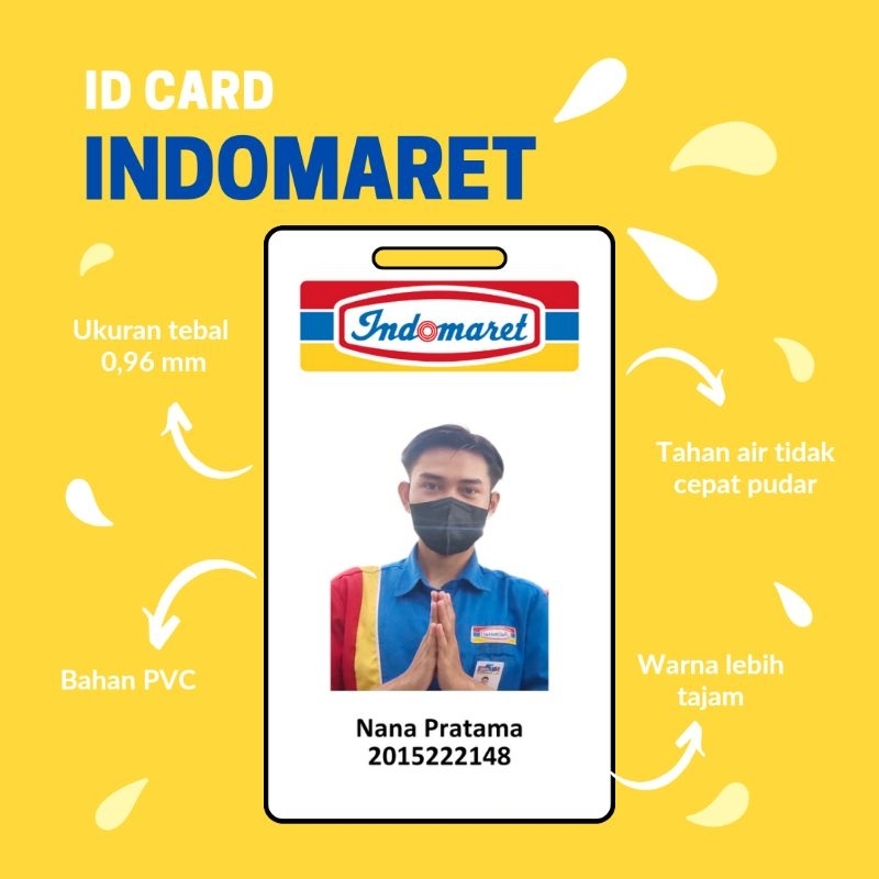 

ID card indomaret PVC