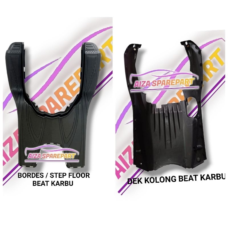 Bordes pijakan kaki Honda beat lama karbu atas bawah