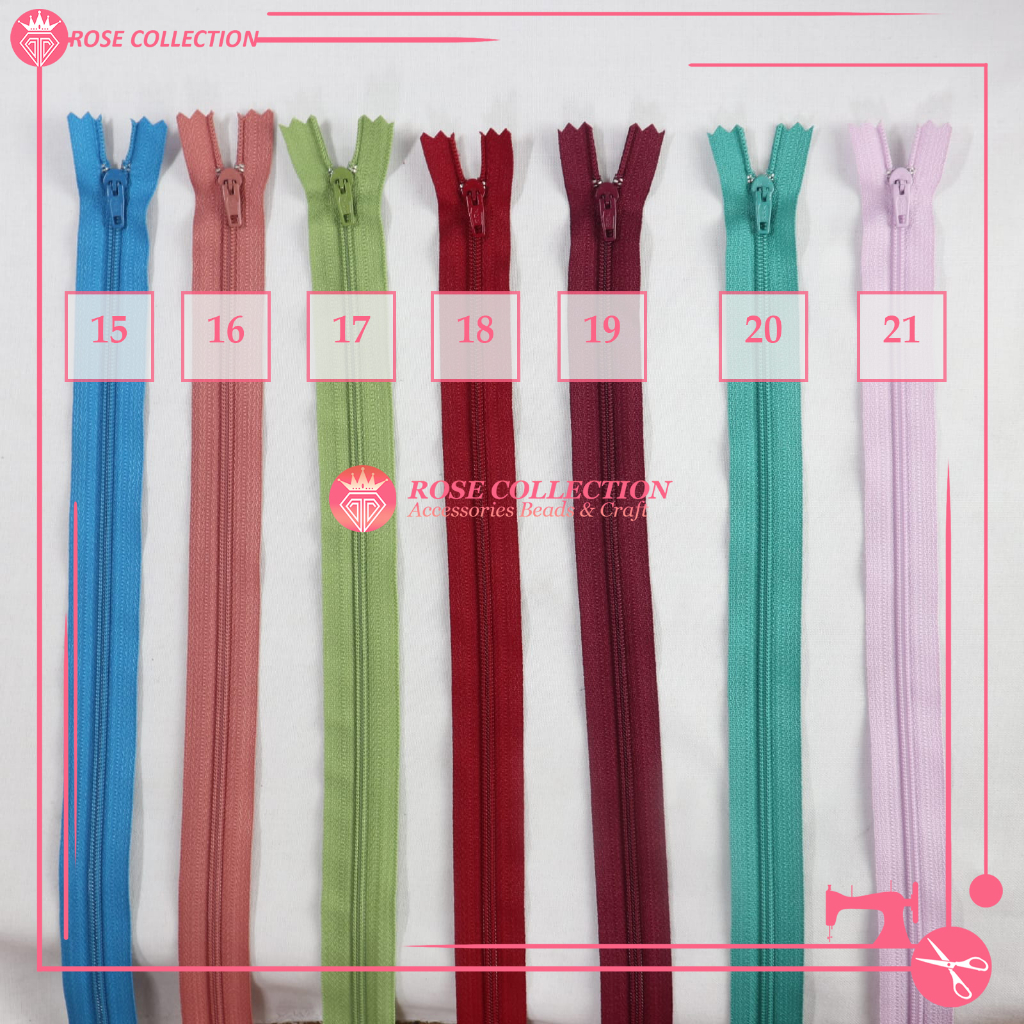 Zipper YKK 30cm / 12inch Satuan Resleting YKK Sleting YKK 30 cm FRC 32 Ecer