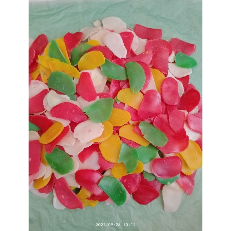 

kerupuk bawang warna "RJ" 500gr