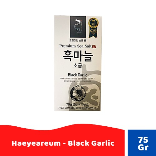 

Haeyeareum - Black Garlic Sea Salt - 75gr - Korea