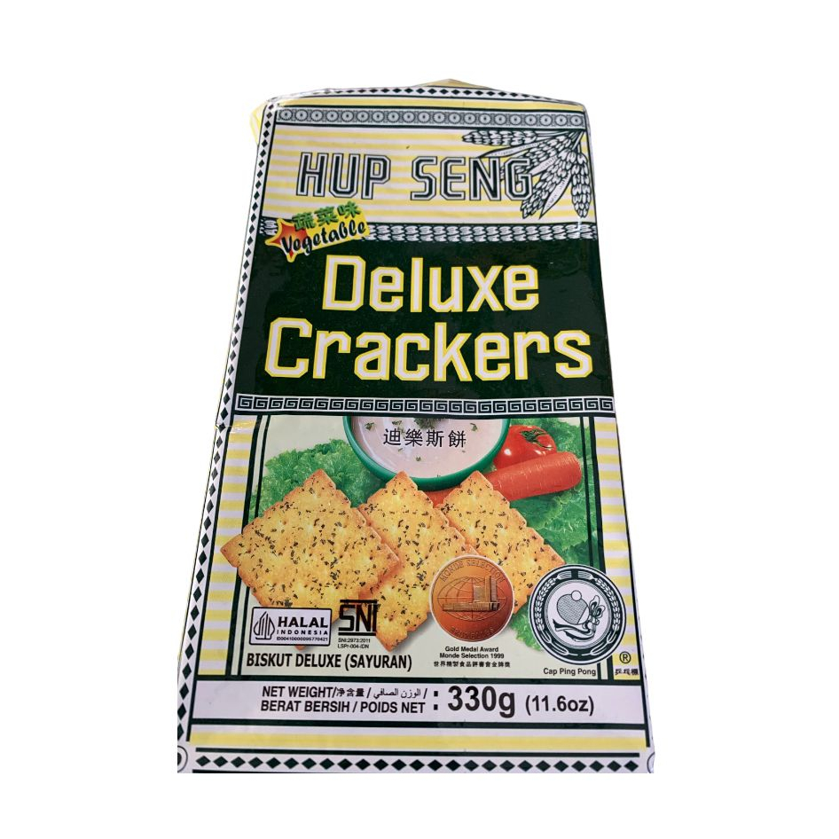 

HUP SENG Deluxe Crackers Vegetable | HUP SENG Sugar Crackers