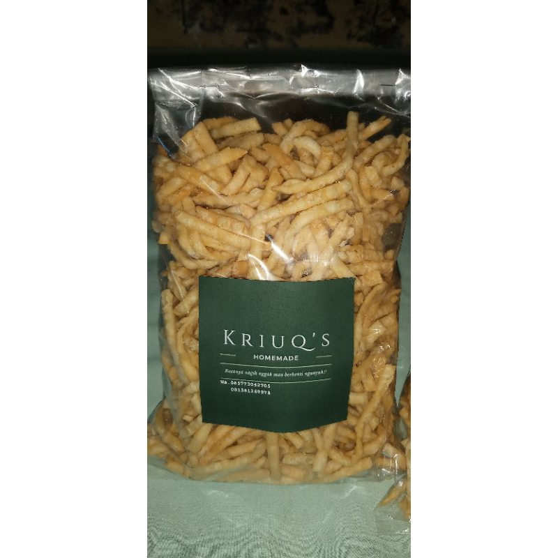 

Sistik Cemilan Homemade Original Renyah & Gurih 1kg Kualitas PREMIUM