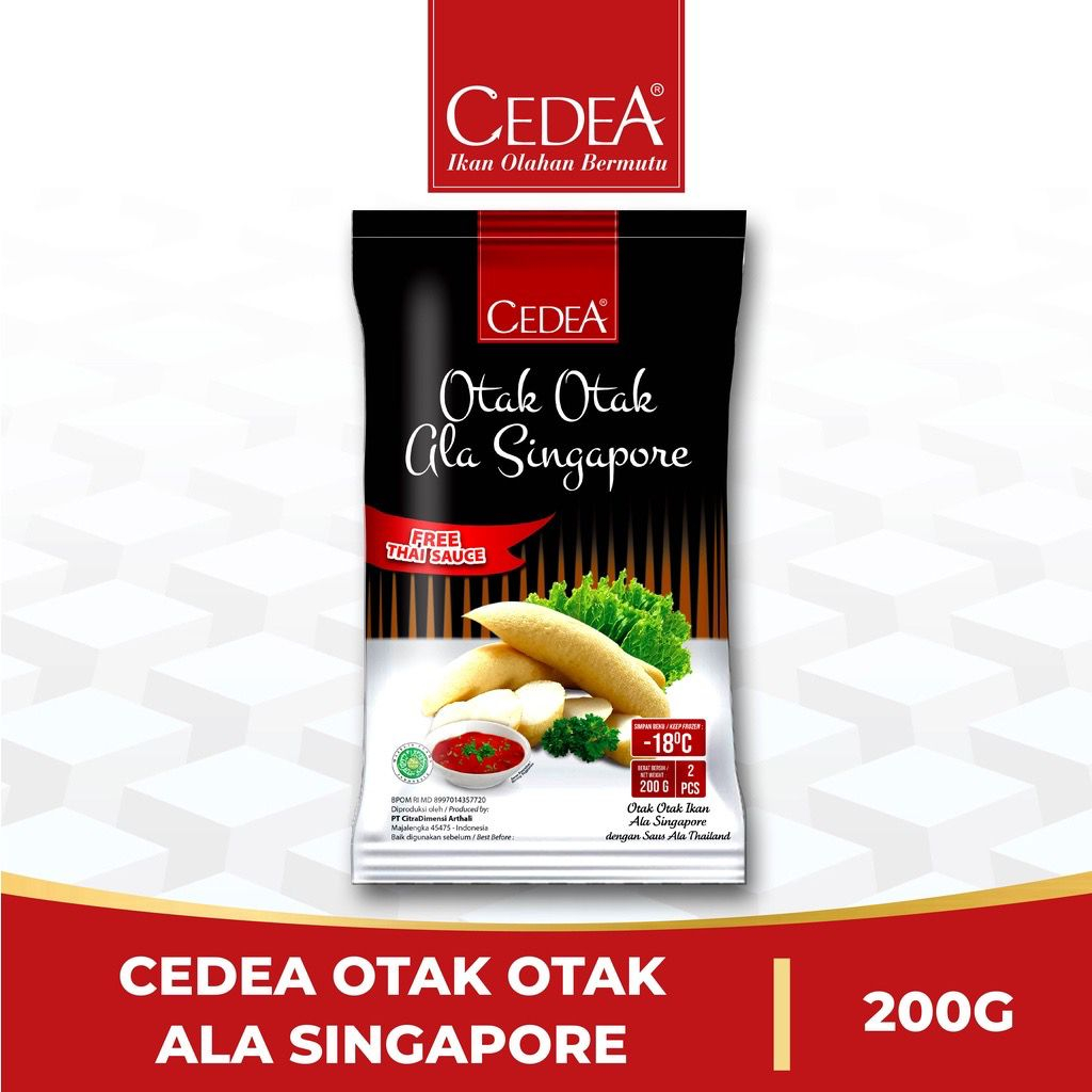 

Cedea Otak- Otak Ala Singapore FREE Saus Thai - 200gr