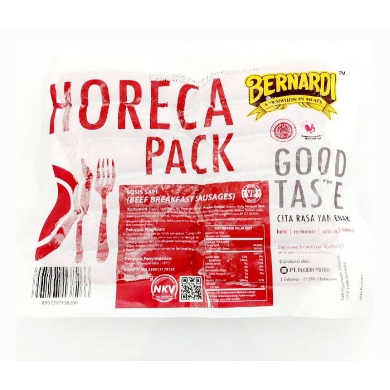 

BERNARDI Sosis Sapi 500gr
